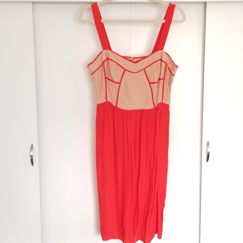 NWT Tinley Road Orange Dress Sz L (Fits Like 10)